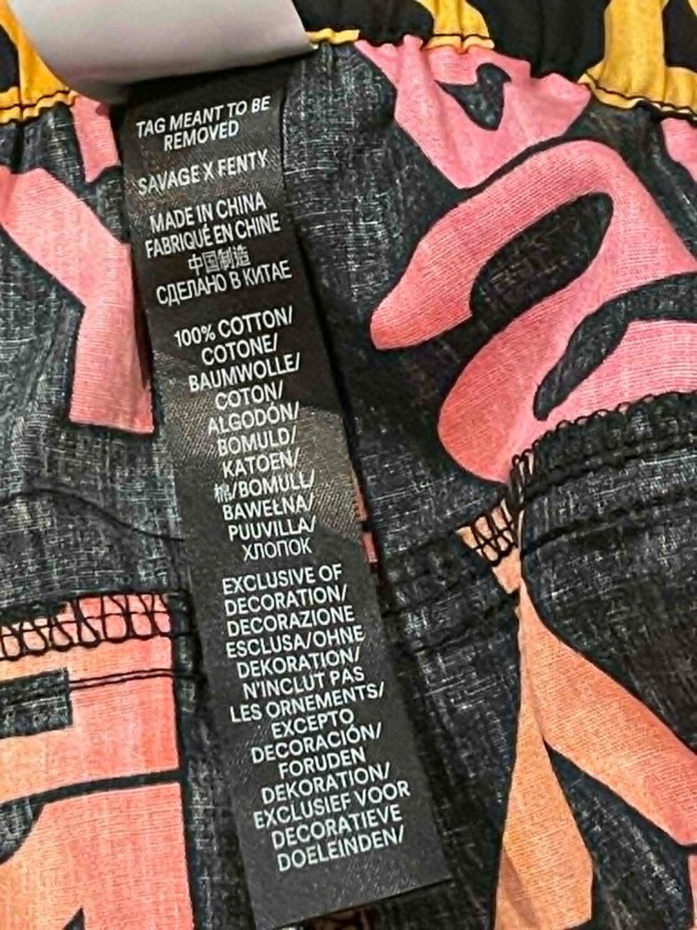 SAVAGE X FENTY Men's Leisure X Shorts Pink Palace laddr 2x NEW - Picture 7 of 8